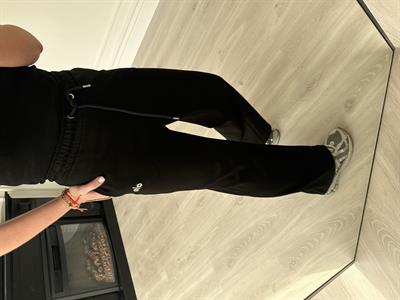 Marka Logolu Siyah Eşofman Altı