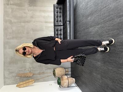 İthal Modal Siyah Eşofman Takımı