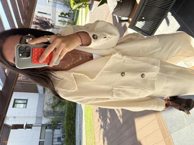 Paçası Çıtçıtlı , Kruvaze Ceket & Pantolon Takım