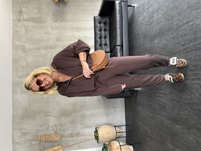 İthal Modal Acı Kahve Eşofman Takımı