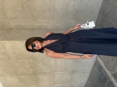 Orijinal Model , Kuşaklı Jean Elbise