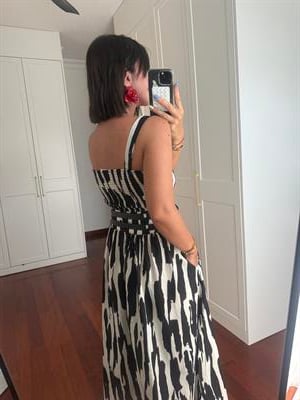 Çift Kemerli , Siyah & Beyaz , Etek Takım