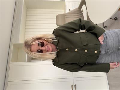 Orijinal Marka , Haki , Gold Düğmeli , Kaşe Ceket