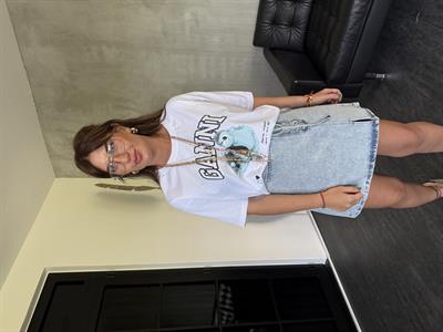 Ganni, Beyaz T-shirt