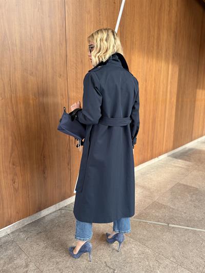 Orijinal Marka , Lacivert , Premium Trençkot