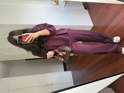 Mürdüm, Orijinal Model, Taş Biyeli Premium Modal Eşofman Takımı