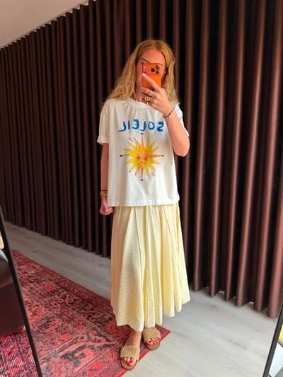 Soleil , Ekru T-shirt