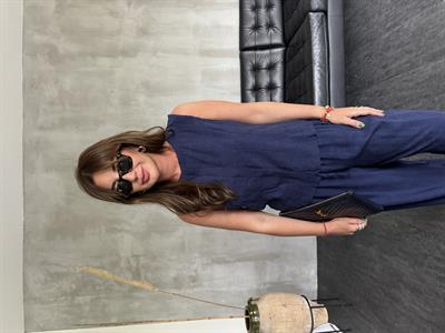 Orijinal Marka , Gizli Düğmeli , Beli Lastikli , Lacivert Takım