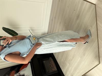 Beli Komple Lastikli İçi Astarlı Fisto Bebe Mavisi Etek