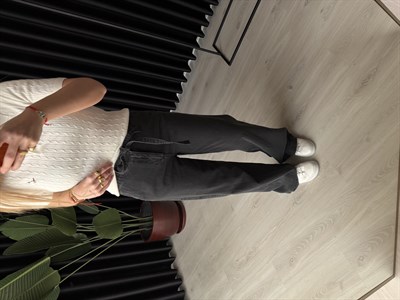 Orijinal Marka , Beli Lastikli , Yumuşacık , Antrasit Palazzo Jean