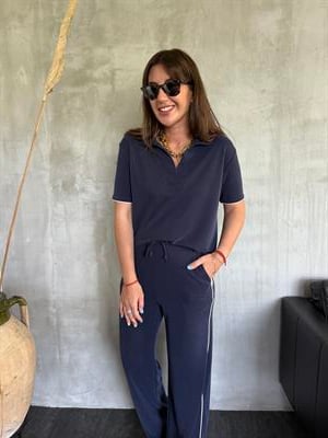 Orijinal Marka , Polo Yaka , Lacivert , Modal Takım