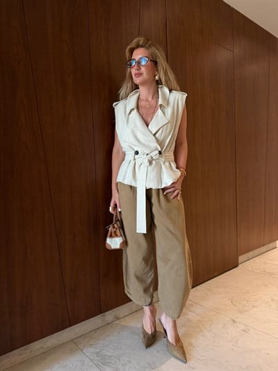 Orijinal Marka , Baggy Model , Camel Jean Pantolon