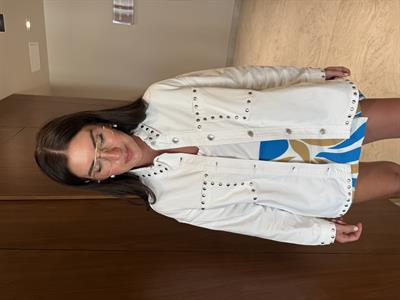 Orijinal Marka , Zımbalı , Beyaz Jean Gömlek