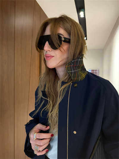 Yakası Ekoseli , Premium Lacivert Trençkot