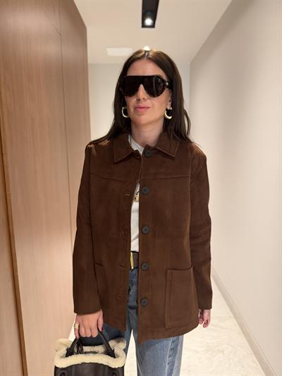 Orijinal Model , Premium Kalite , Acı Kahve Süet Ceket