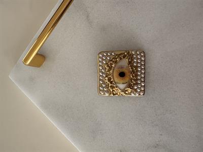 Gold , Renkli Göz Broş
