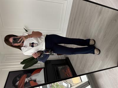 Orijinal Marka , Beli Gizli Lastikli , Lacivert , Çelik Örme Tayt Pantolon