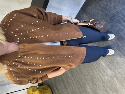 Orijinal Model Premium Taba Zımbalı Bomber Mont