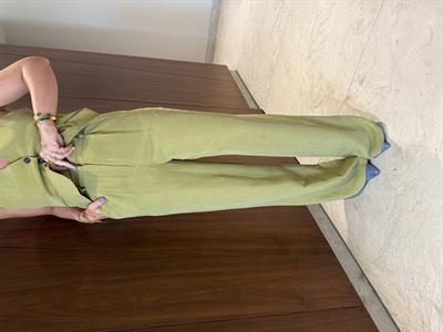 Yağ Yeşili , Tencel , Palazzo Pantolon