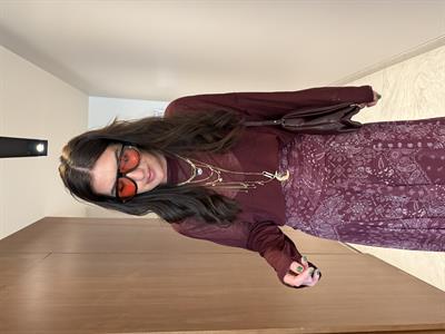 Std Beden , Bordo Tiril Bluz