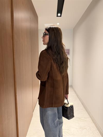 Orijinal Model , Premium Kalite , Acı Kahve Süet Ceket