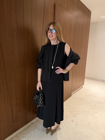 Premium Modal Elbise & Bomber Ceket , Siyah Takım