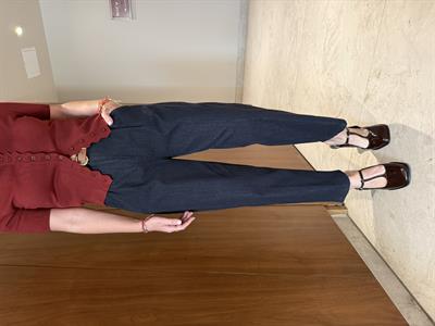 Taba Kemerli , Likralı Gabardin , Havuç Model , Jean Pantolon