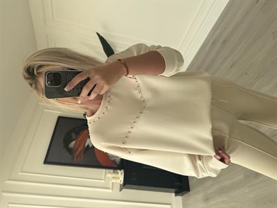 Orijinal Marka , Bej & Ekru Mix , Modal Sweatshirt