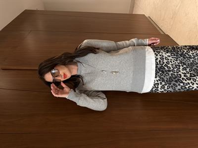 İçi Şardonlu , T-shirt Detaylı , Gri Sweatshirt