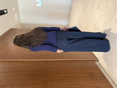 Dilvin , Geniş Paça , Pileli , Lacivert , Premium Pantolon