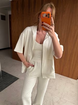 Ekru , Taş Detaylı , Üçlü Modal Takım