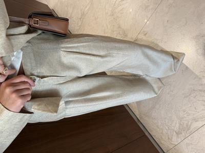 %100 Keten , Bej , Blazer & Pantolon Takım