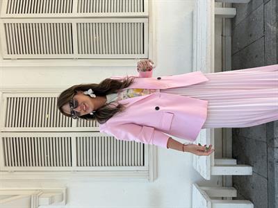 Pembe , Premium Blazer Ceket