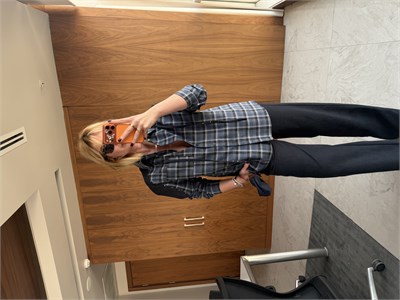 Orijinal Model, Siyah  Ekoseli, Taş Detaylı Premium Gömlek & Pantalon Takım