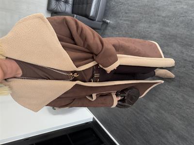 Teddy Astarlı , Geniş Yaka , Kahve Süet Kaban