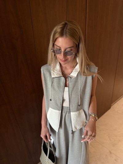 Orijinal Model , Paraşüt Garnili , Premium Etek & Yelekli Takım