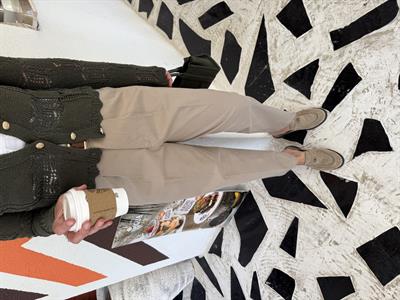 Taba Kemerli , Bej , Binici Pantolon