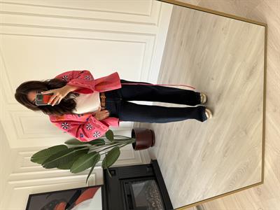 Orijinal Marka , Likralı , Lacivert Palazzo Jean