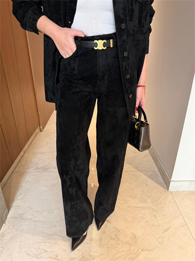 Orijinal Model , Premium , Siyah Süet Palazzo