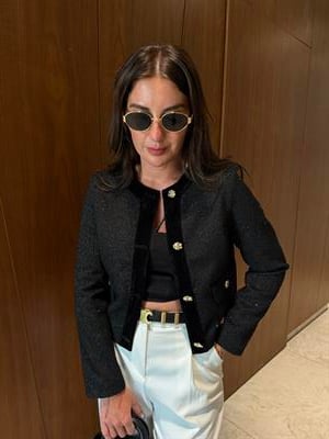 Orijinal Marka , Gold Düğmeli , Parıltılı Tüvit Ceket