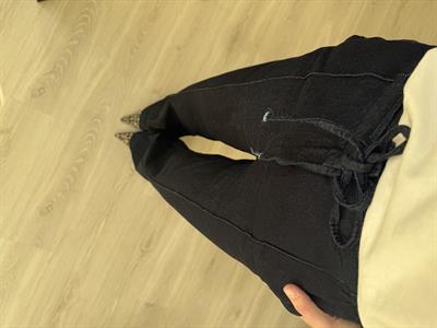 Beli Lastikli , Lacivert , Premium Palazzo Jean