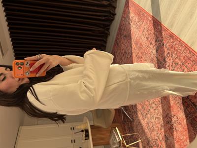 Orijinal Model , Saten Dantel Detaylı , Ekru Sweatshirt