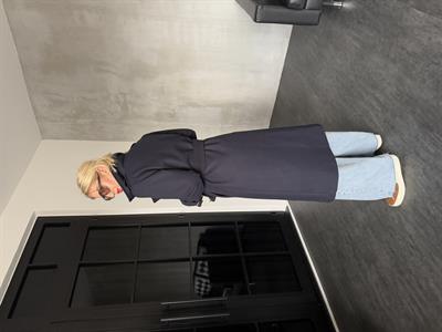 Orijinal Marka , Lacivert , Premium Kaşe Kaban