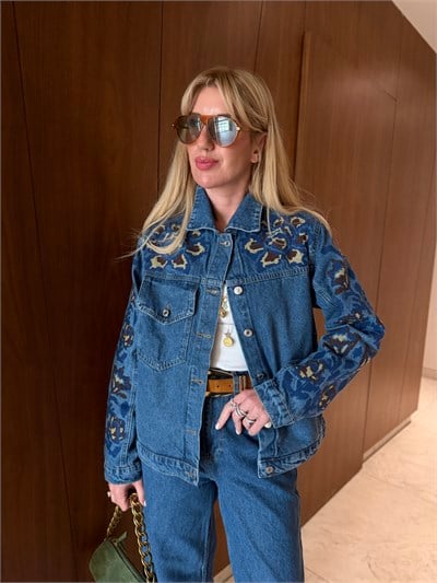 Orijinal Model , Renkli Nakış İşlemeli , Jean Takım