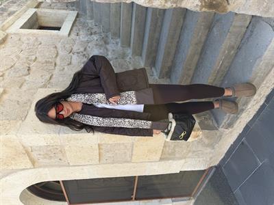 Şal Aksesuarlı , Acı Kahve , Kapitone Mont