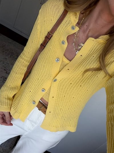 Sarı , Merserize , İkili Triko Takım