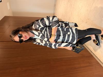 Orijinal Model , Zebra Desenli , Tok Saten Ceket