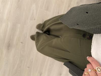 Premium , Arka Beli Lastikli , Haki Tencel Palazzo