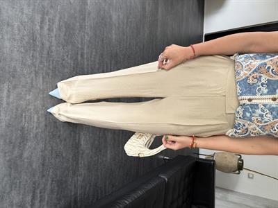 Beli Cırtlı , Bej , Tiril , Palazzo Pantolon