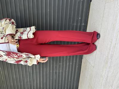 Premium , Bordo , Tencel , Palazzo Pantolon